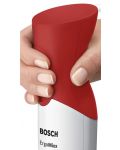 Blender de mână  Bosch - ErgoMixx MSM64010, 450W, 2 viteze, alb/roșu - 4t
