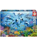 Puzzle Educa din 500 de piese - Petrecere sub mare - 1t