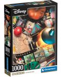 Puzzle  Clementoni din 1000 piese - Filme clasice Disney - 1t