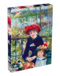 Puzzle Black Sea Lite de 1000 piese - Doua surori pe terasa, Pierre-Auguste Renoir - 1t