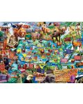 Puzzle Master Pieces din 100 de piese - Colaj cu parcuri naționale - 2t