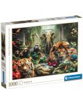 Puzzle  Clementoni din 1000 piese - Junglă mistică - 1t