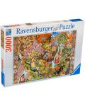 Puzzle Ravensburger de 3000 de piese - Grădina cu semne solare - 1t