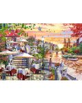 Puzzle Castorland din 1000 de piese - Oraș romantic la apus - 2t