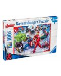 Puzzle Ravensburger de 100 XXL piese - Razbunatorii - 1t