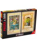 Puzzle Anatolian din 2 x 500 piese - Smile and Real Love - 1t