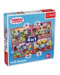 Puzzle Trefl 4 în 1 - Thomas și compania lui - 1t
