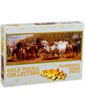 Puzzle panoramic Gold Puzzle de 1000 piese - Expozitie de cai - 1t