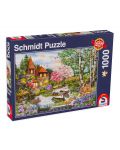 Puzzle Schmidt de 1000 de piese - Casa de langa lac - 1t