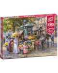 Puzzle Cherry Pazzi de 1000 piese - La piata de flori - 1t