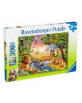 Puzzle Ravensburger 300 XXL piese - Seara langa rau - 1t