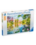  Puzzle Ravensburger de 500 piese - Fairytale castle  - 1t