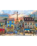 Puzzle Clementoni din 1000 piese - străzile Parisului - 2t