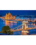 Puzzle Castorland 500 Pieces - Budapesta pe timp de noapte  - 2t