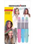 Creioane de păr Eberhard Faber - 3 culori, metalice - 1t