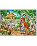 Castorland Puzzle de 60 de piese - Scufita Rosie - Micuta Scufita Rosie - 2t