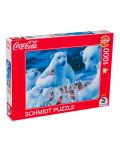 Puzzle Schmidt din 1000 de piese - Coca Cola, urși polari - 1t