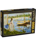 Piese  D-Toys de 1000 piese - The  Banks of the Seine at Argenteuil - 1t