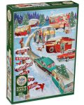 Puzzle  Cobble Hill de 1000 piese - Christmas Campers - 1t