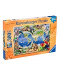 Puzzle Ravensburger de 300 XXL piese - Lumea salbatica - 1t