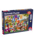  Puzzle Schmidt de 1000 piese - Animalele in gradina - 1t