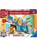 Puzzle de podea  Ravensburger din 24 piese - Tom și Jerry - 1t