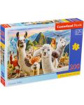 Castorland Puzzle de 200 de piese - Llama Selfie  - 1t