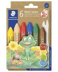 Creioane colorate Staedtler Noris Junior - 6 culori - 1t