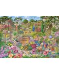 Gibsons 1000 piese puzzle - Grădină înfloritoare - 2t