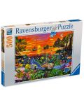 Puzzle Ravensburger de 500 piese - Testoasa pe recif - 1t