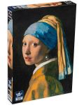 Puzzle Black Sea din 500 de piese - Fata cu cercelul de perle, Johannes Vermeer - 1t