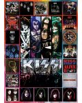 Puzzle Eurographics de 1000 piese - Kiss, coperte de  album - 2t