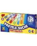 Pasteluri Astra - Pătrate, 12 culori - 1t
