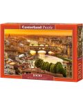 Puzzle Castorland din 1000 de piese - Podurile din Florența - 1t