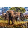 Puzzle Ravensburger de 500 piese - Familia elefantilor - 2t
