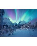 Puzzle Ravensburger  din  1500 piese - Când aurora boreală dansează - 2t