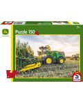 Puzzle Schmidt 150 bucăți - John Deere 9900i combine de recoltat cereale  - 1t