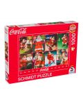 Puzzle de 1000 de piese Schmidt - Moș Crăciun și Coca Cola - 1t
