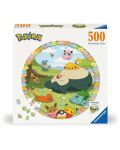 Puzzle de 500 de piese Ravensburger - Pokémon printre flori - 1t