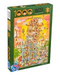 Puzzle D-Toys de 1000 piese – Turnul din Pisa - 1t