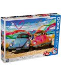Puzzle Eurographics de 1000 piese - The VW Groovy Collection VW Beetle Love - 1t