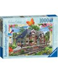 Puzzle Ravensburger 1000 de piese - Calea ferată  - 1t