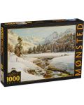 Puzzle D-Toys de 1000 piese - Winter Landscape in Switzerland near Engadin - 1t