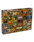 Puzzle Black Sea de 2000 piese - Cele mai renumite tablouri ale lumii - 1t