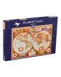 Puzzle Bluebird de 1000 piese - Vintage Map,  Aimee Stewart - 1t