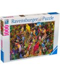 Puzzle Ravensburger 1000 de piese - Păsări - 1t