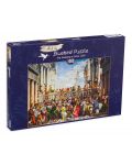 Puzzle Bluebird de 1000 piese - The Wedding at Cana, 1563 - 1t