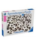 Puzzle Ravensburger cu 1000 de piese - Mingi de fotbal - 1t