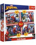 Puzzle Trefl 4 in 1 -  Eroicul Spiderman - 1t