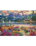Puzzle Castorland din 1500 de piese - Frumusețe muntoasă de primăvară - 2t